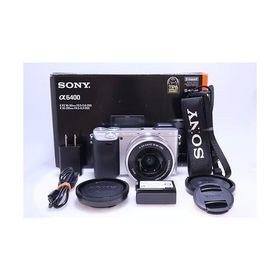 SONY(ソニー) APS-C ミラーレス一眼カメラ α6400 パワーズームレンズキット(同梱レンズ:SELP1650) シルバー ILCE-6400L S