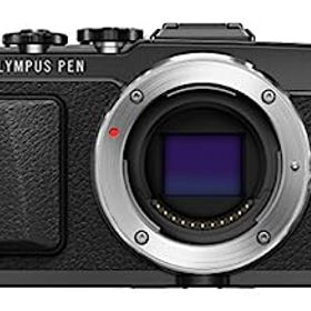 【中古】Olympus E-PL7 - Digital camera - mirrorless - 16.1 MP - Four Thirds - 1080p - body only - Wi-Fi - black