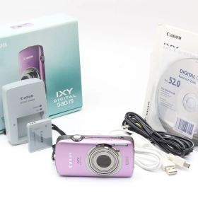 AA (極上美品) Canon キヤノン IXY DIGITAL 930 IS パープル 初期不良返品無料 3-100