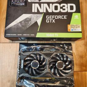【美品】INNO3D GTX1660Ti Twin X2 2023年新品購入