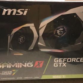 新品未使用MSI GeForce GTX 1660 Ti GAMING X 6G