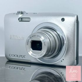 Nikon ニコン COOLPIX A100 シルバー 2010万画素 光学5倍ズーム 超薄型 軽量 コンパクトデジタルカメラ オールドコンデジ