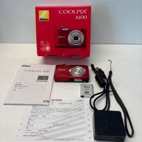 【新品同様】Nikon COOLPIX A100 レッド デジタルカメラ