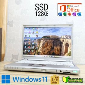 ★超美品 高性能6世代i5！SSD128GB★CF-SZ5 Core i5-6300U Webカメラ Bluetooth 高解像度 Win11 MS Office 中古品 ノートパソコン★P95915