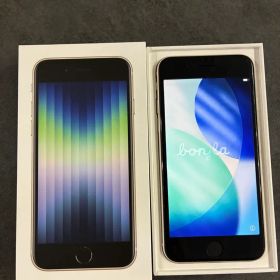 iPhone SE3 SIMフリー 64GB スターライト 電池交換歴なし