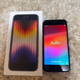 極美品！iPhone SE (第3世代) ミッドナイト 128GB