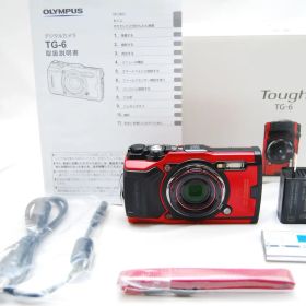 ★極上美品 OLYMPUS デジタルカメラ Tough TG-6 レッド★