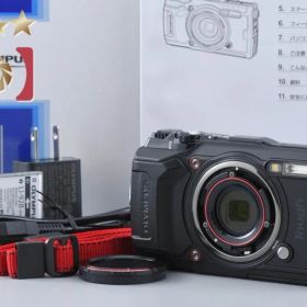 【中古】OLYMPUS オリンパス TOUGH TG-6 ブラック コンパクトデジタルカメラ シャッター回数僅少 元箱付き