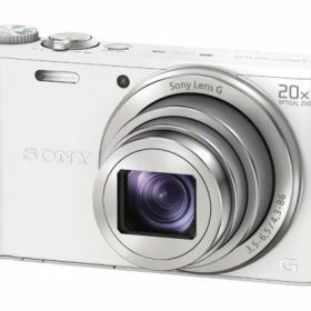 【中古】(非常に良い)SONY デジタルカメラ Cyber-shot WX300 2110万画素 光学20倍 ホワイト DSC-WX300(W)