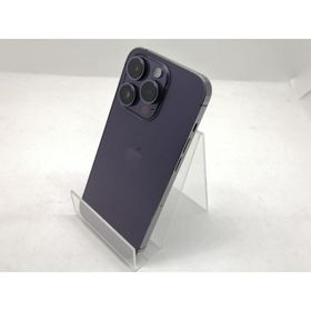 【中古】Apple 国内版 【SIMフリー】 iPhone 14 Pro 512GB ディープパープル MQ283J/A【宇田川】保証期間１ヶ月【ランクC】