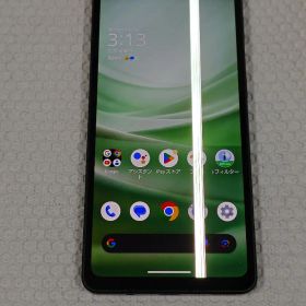 【ジャンク品】AQUOS スマートフォン sense7 SH-M24 グリーン