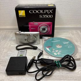 【美品・完動品】Nikon Coolpix S3500 シルバー