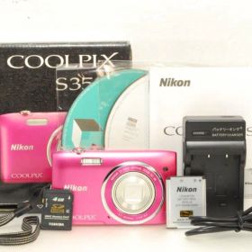 【美品・完動品】Nikon Coolpix S3500 ピンク