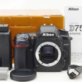 ☆美品☆ Nikon ニコン D7500 ボディ 元箱 付属品 Shot数 10,900枚前後 ♯26031801