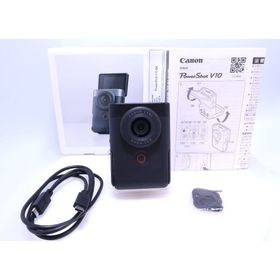 キヤノン(Canon)の【ほぼ新品】Canon PowerShot V10 ブラック PSV10BK(コンパクトデジタルカメラ)