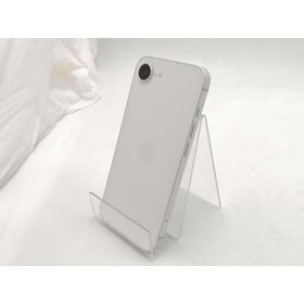 【中古】Apple docomo 【SIMフリー】iPhone 16e 128GB ホワイト MD1R4J/A【ECセンター】保証期間１ヶ月【ランクA】