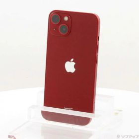 【中古】Apple(アップル) iPhone13 128GB プロダクトレッド MLNF3J／A SIMフリー 【276-ud】