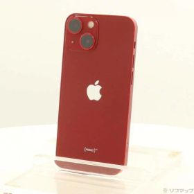 【中古】Apple(アップル) iPhone13 mini 128GB プロダクトレッド MLJG3J／A SIMフリー 【269-ud】