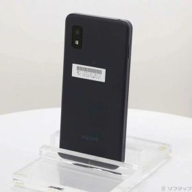 【中古】SoftBank(ソフトバンク) AQUOS wish3 64GB ブラック SHSJQ3 Softbank SIMフリー 【368-ud】