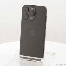 【中古】Apple(アップル) iPhone15 Pro Max 512GB ブラックチタニウム MU6U3J／A SIMフリー 【269-ud】