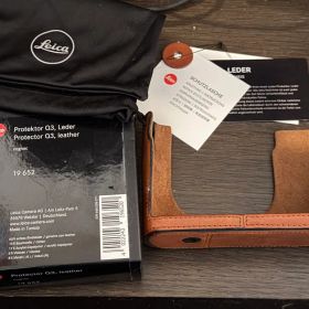 Leica Q3 プロテクター コニャック cognac