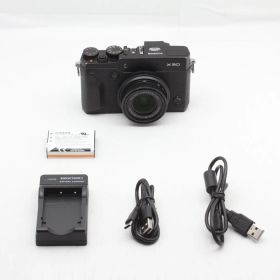 【良品】FUJIFILM フジフィルム コンデジ X30 ブラック FX-X30B JS129-01087