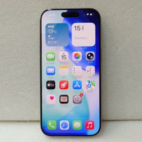 66-2 Apple iPhone16Pro 256GB 本体 日本国内販売モデル ナチュラルチタニウム 本体 SIMフリー バッテリー容量97％ 【中古品】