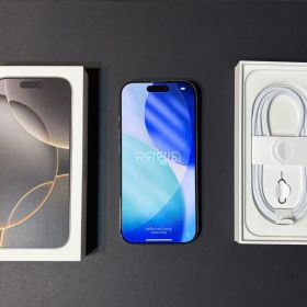 【美品】iPhone 16 pro 256GB ナチュラルチタニウム 96%