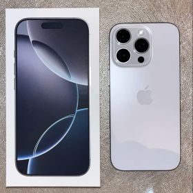 Apple iPhone 16 Pro ホワイトチタニウム 256GB 89%