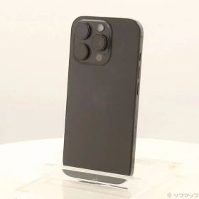 ソフマップ 〔中古品〕 iPhone16 Pro 128GB ブラックチタニウム MYMV3J／A SIMフリー【305】