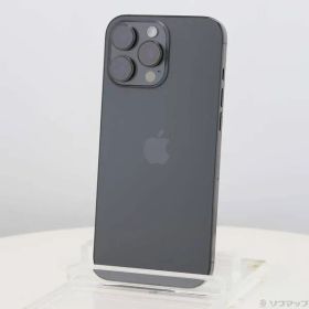 ソフマップ 〔中古品〕 iPhone16 Pro Max 256GB ブラックチタニウム MYWG3J／A SIMフリー【262】