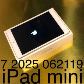 7 2025 062119美品 iPad mini アイパッドミニ 白シルバ