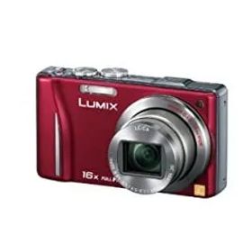 【中古】パナソニック デジタルカメラ LUMIX TZ20 レッド DMC-TZ20-R