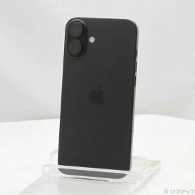 【中古】Apple(アップル) iPhone16 Plus 128GB ブラック 3N343J／A SIMフリー 【344-ud】