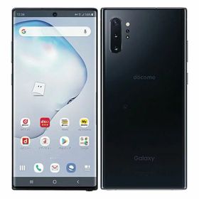 【中古】【安心保証】 ペン無 Galaxy Note10+ SC-01M[256GB] docomo オーラブラック
