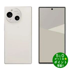 シャープ AQUOS スマートフォン SIMフリー 12GB/256GB SH-M31A-W カシミヤホワイト SHARP【転送不可】