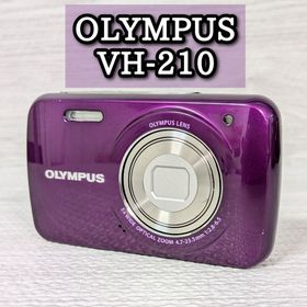 オリンパス(OLYMPUS)のオリンパス OLYMPUS VH-210 デジカメ パープル 充電器 バッテリー(コンパクトデジタルカメラ)