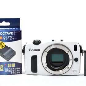 ＜1125＞【良品】Canon EOS M ホワイト ミラーレス一眼ボディ