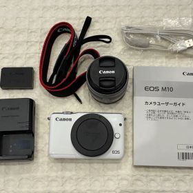 Canon EOS M10 ミラーレス ホワイト 本体と付属品