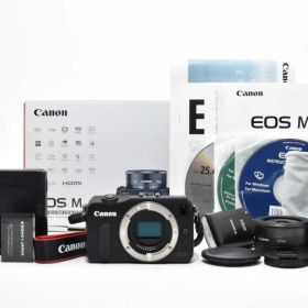 ■ ほぼ新品 元箱付 ■ キヤノン Canon EOS M ダブルレンズキット