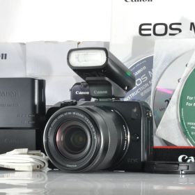 【キヤノン】Canon EOS M ミラーレス一眼 + EF-M 18-55mm IS STM #S563A