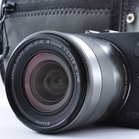 Canon EOS M DIGITAL Camera + EF-M 18-55mm 1:3.5-5.6 IS STM Lens デジカメ＋レンズ キヤノン