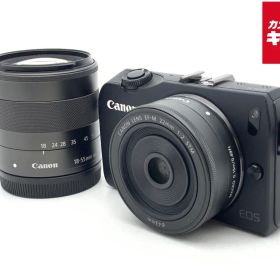 【中古】 【良品】 キヤノン EOS M ダブルレンズキット ブラック
