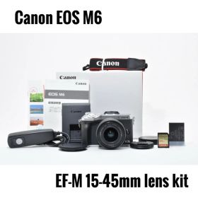 【極上品】キヤノン Canon EOS M6 EF-M 15-45mm レンズ