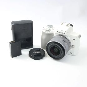 Canon キャノン EOS Kiss M + EF-M 15-45mm IS STM レンズセット