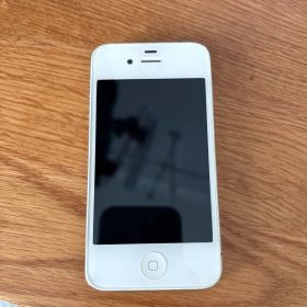 iPhone4s/ホワイト/ジャンク品/充電ケーブル付き