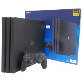【SIE】ソニー『PlayStation4 Pro プレイステーション4 Pro 1TB ジェットブラック』CUH-7200BB01 ゲーム機本体 1週間保証【中古】