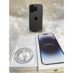 アイフォーン(iPhone)のiphone 14PRO スペースブラック256GB 国内版 SIMフリー箱付き(スマートフォン本体)