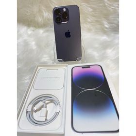 アイフォーン(iPhone)のiphone 14PRO ディープ パープル256GB 国内版SIMフリー箱付き(スマートフォン本体)