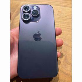 アイフォーン(iPhone)のiPhone 14 pro 256GB カメラ音なし 背面割れ 傷あり(スマートフォン本体)